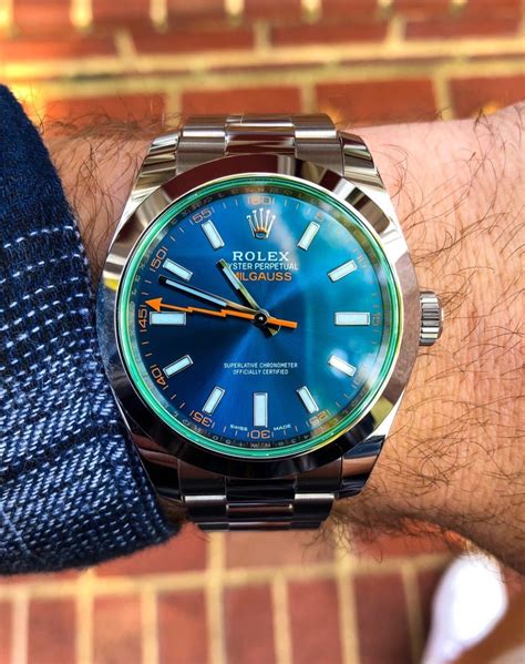 rolex z blue milgauss review